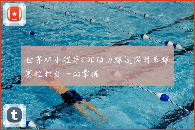 世界杯小程序app助力球迷实时看球赛程积分一站掌握